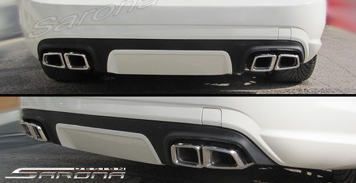 Custom Mercedes CL Rear Add-on  Coupe Rear Lip/Diffuser (2010 - 2014) - $350.00 (Part #MB-004-RA)